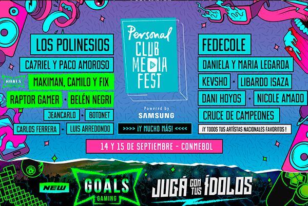 Personal Club Media Fest: Los Polinesios, Fedecole, Ca7riel, Paco Amoroso