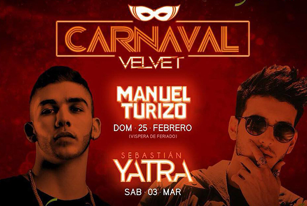 Velvet Carnaval: Yatra y Manuel Turizo