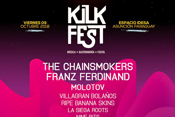 Kilkfest: Chainsmokers, Franz Ferdinand y Molotov