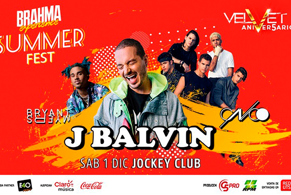 Velvet Summerfest: J Balvin y CNCO