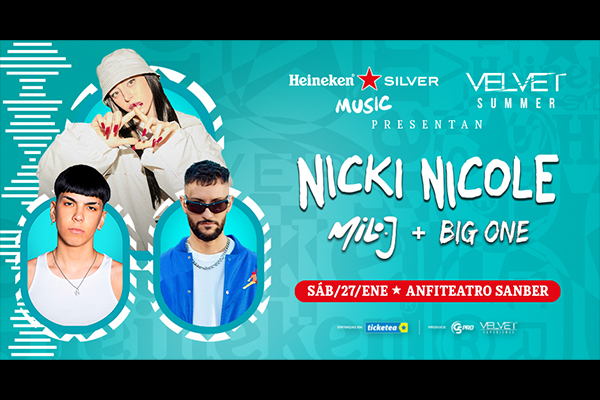 Velvet Summer: Nicki Nicole + Milo J + Big One